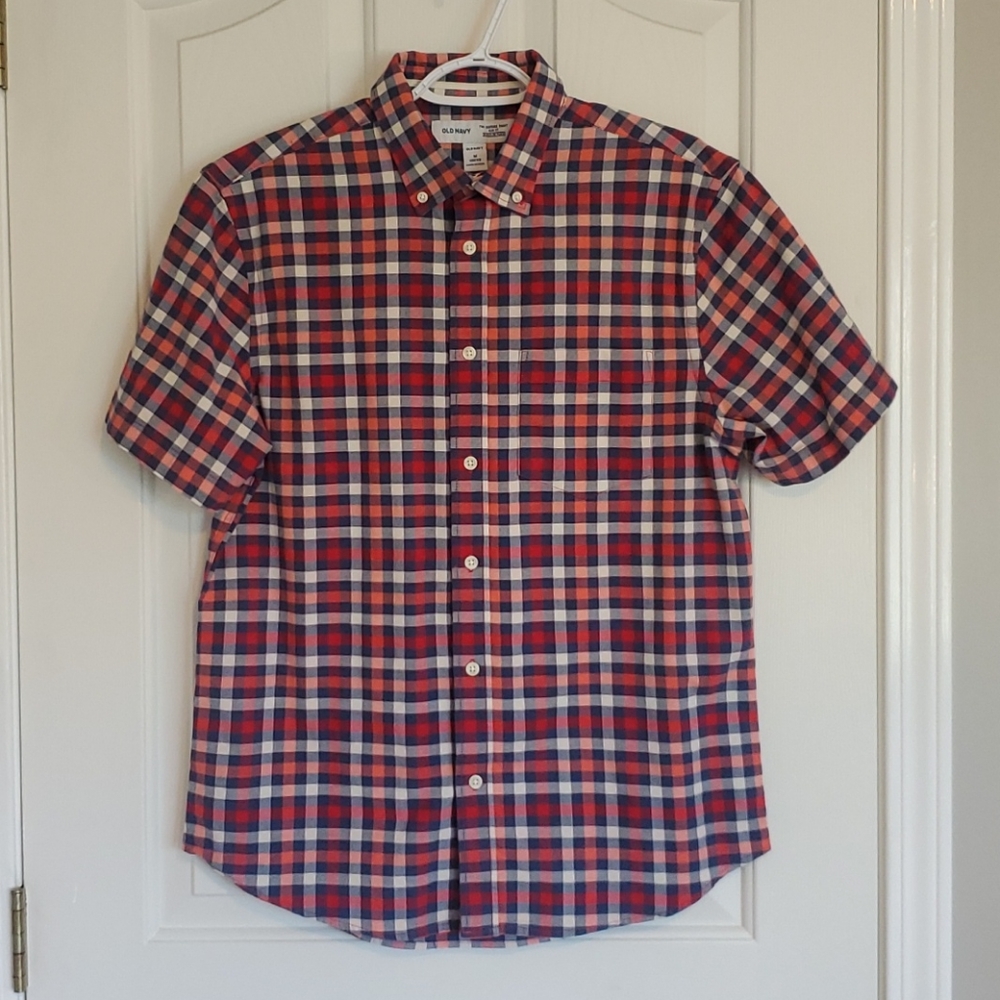 Old Navy Plaid Button Down Shirt